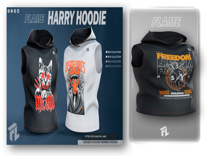 Flame Harry Hoodie V2