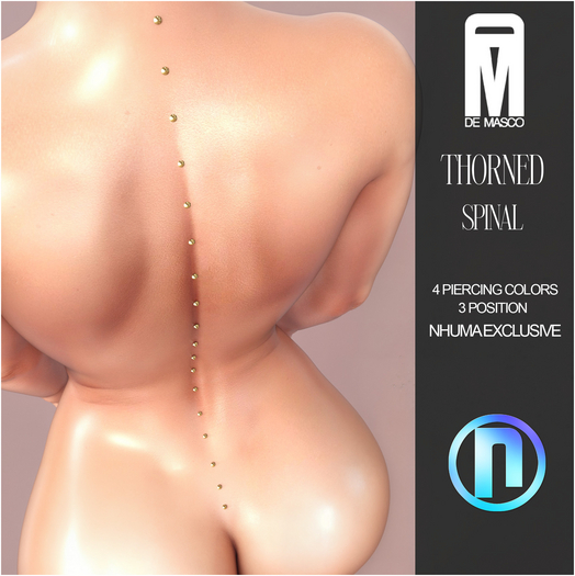 DeMasco Z502 THORNED SPINAL Piercing