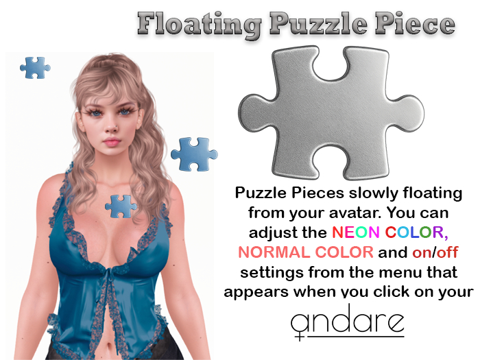 Andare - Floating Puzzle Piece PACK