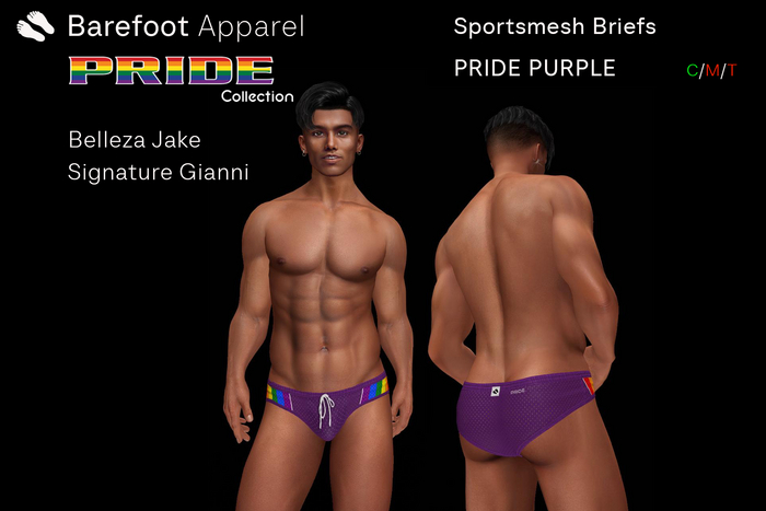 PRIDE PURPLE / SPORTSMESH BRIEFS