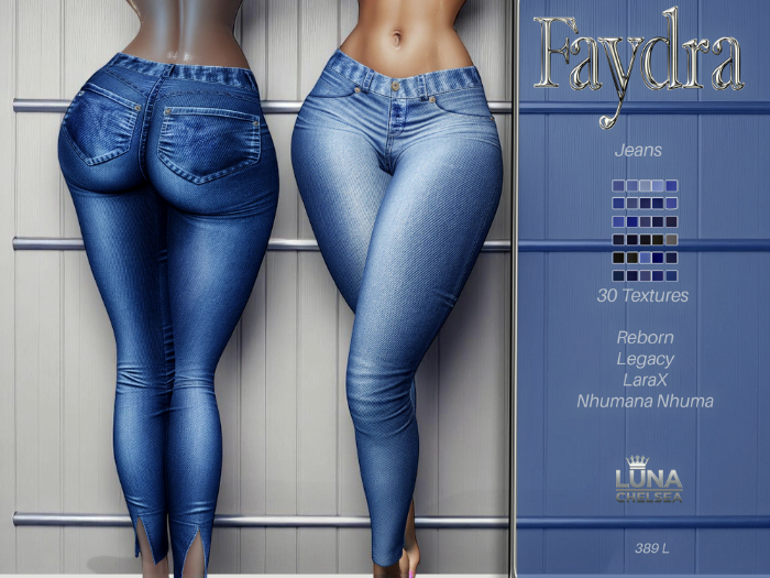 Faydra Denim Jeans. Fatpack