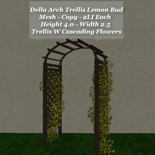 Della Arch Trellis Lemon Buds1
