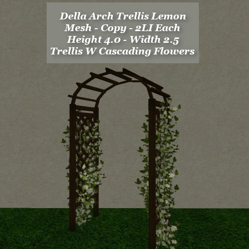 Della Arch Trellis Lemon1