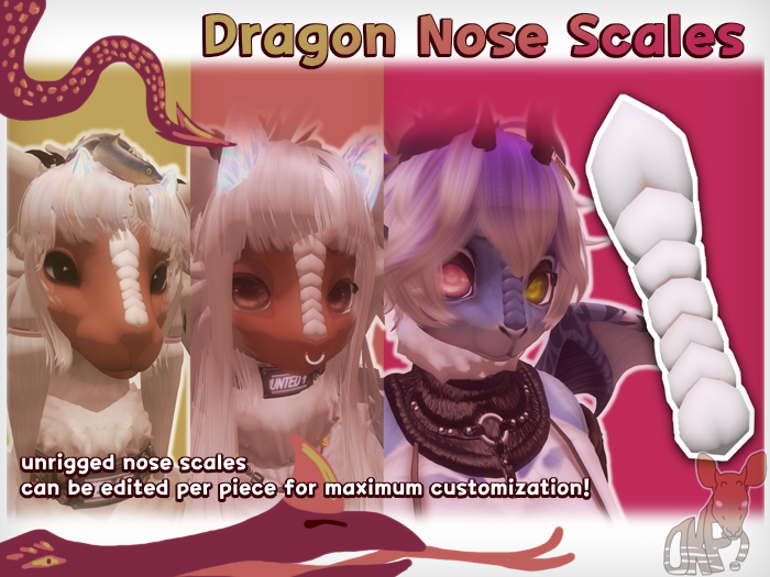 OKP! DRAGON NOSE SCALES (unrigged)