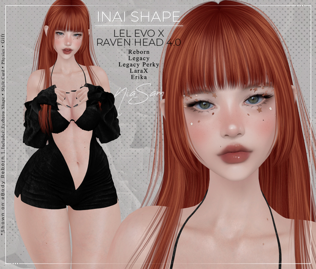 NIASAM'Store - Lel EvoX Raven 4.0 - Inai Shape