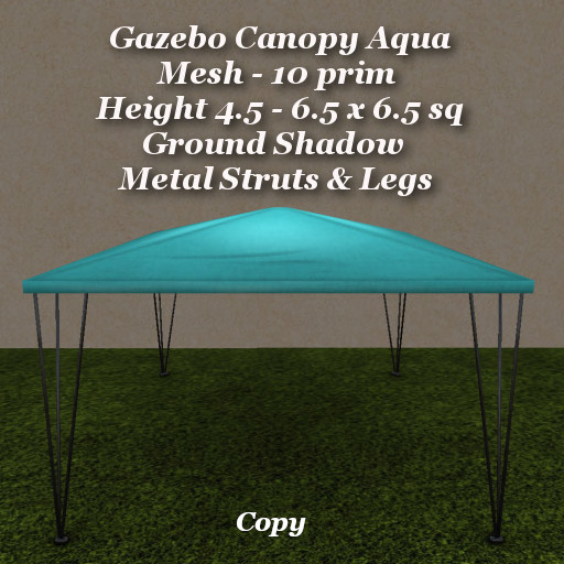 Gazebo Canopy Aqua1