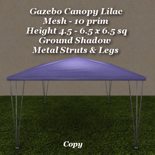 Gazebo Canopy Lilac1