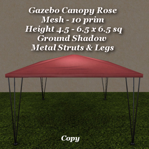 Gazebo Canopy Rose1