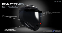 {wZ} Helmet Racing Speed Black
