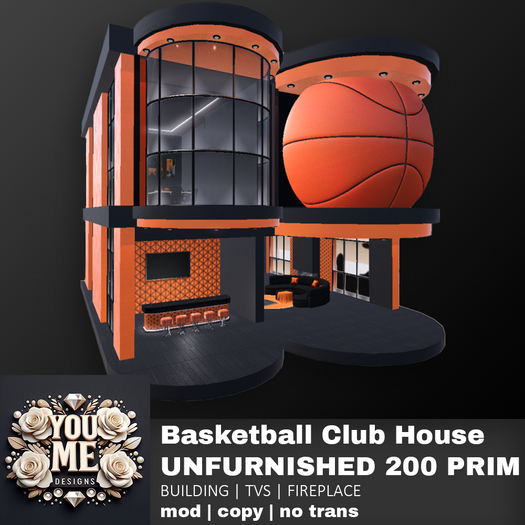 {You&Me Designs} Basketball House Rezzer Building HUD add