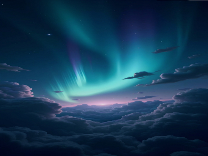 Aurora Clouds Texture