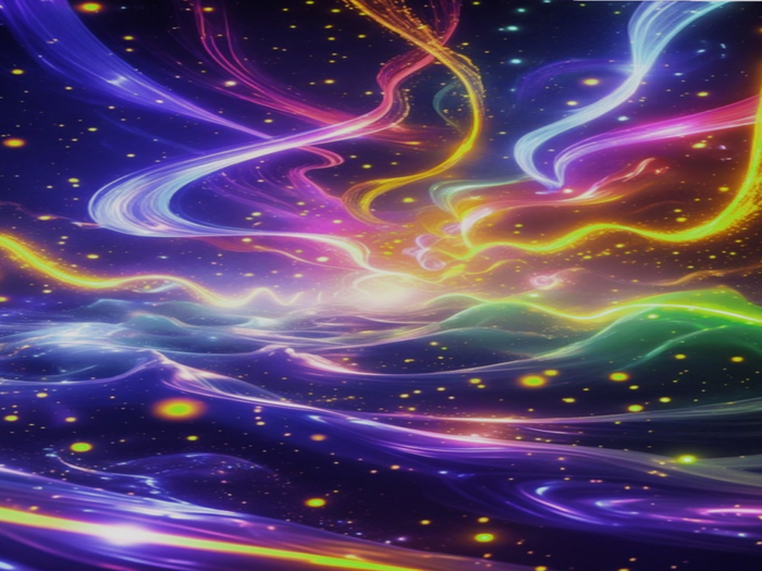 Rainbow Waves Texture