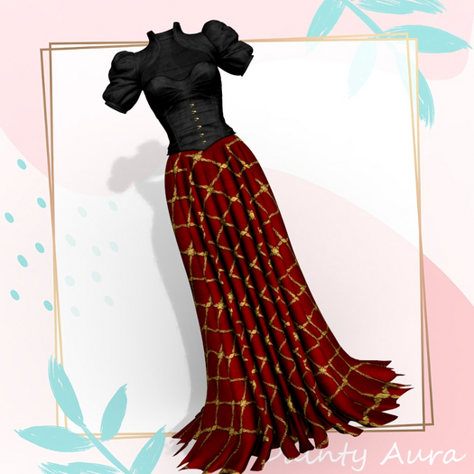 Gold Chain Frilly Gown Legacy