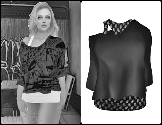 (40) Nancy Slouch Top #DEMO