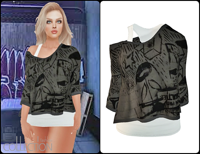 (40) Nancy Slouch Top #14