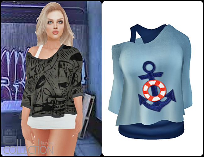 (40) Nancy Slouch Top #12