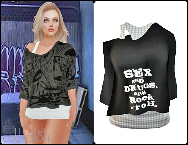 (40) Nancy Slouch Top #11