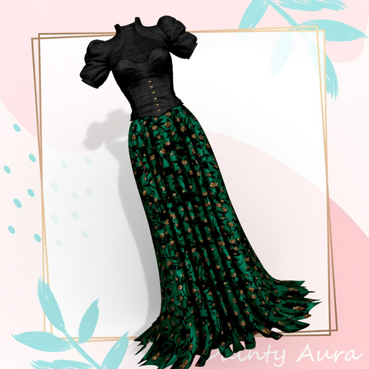 Green Frilly Gown Reborn