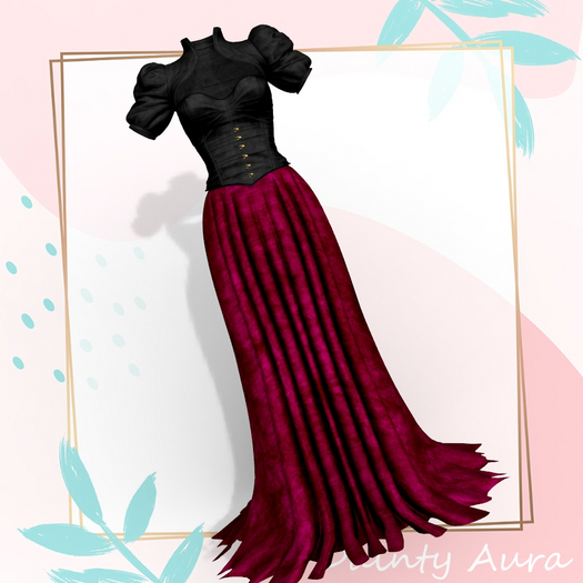 Magenta Frilly Gown Reborn
