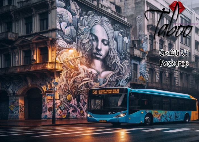 Taboo - Graffiti V.1 Backdrop  - UnPack HuD