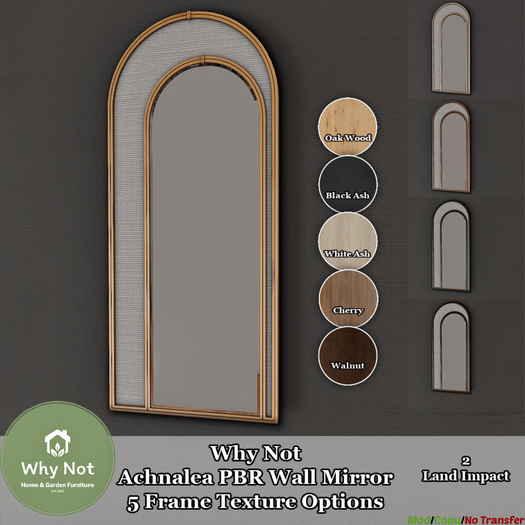 Why Not - Achnalea PBR Wall Mirror-Boxed