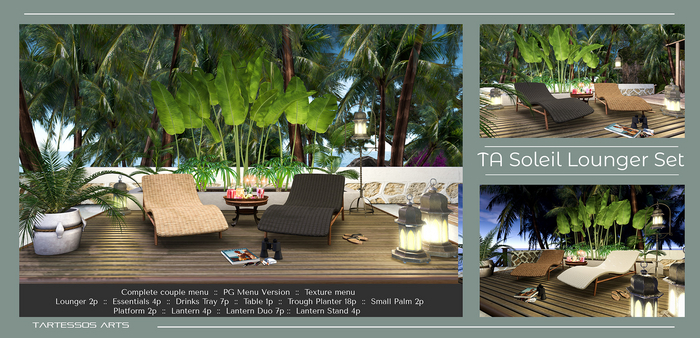 ::TA Soleil Lounger Set - PG
