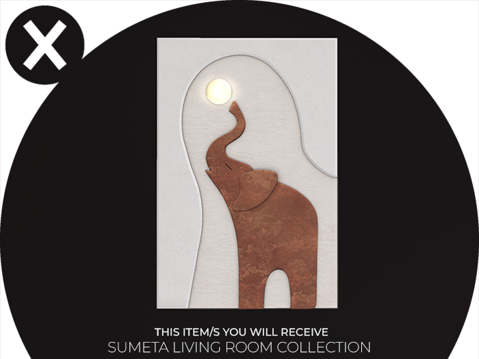 BLACK NEST / Sumeta Elephant Wall Art