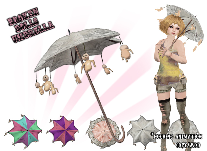 broken dolls umbrella