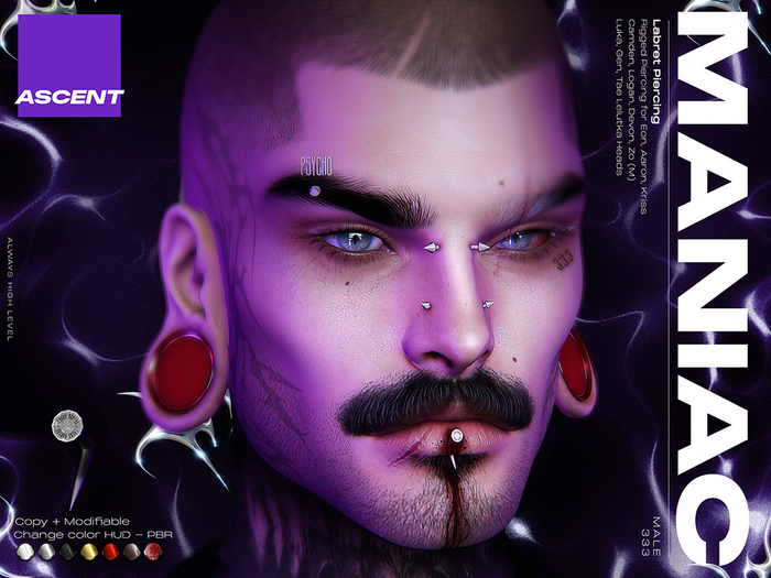 ASCENT - Maniac Piercing M - PBR