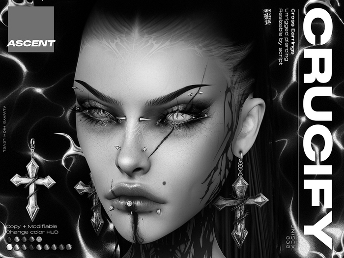 ASCENT - DEMO Crucify Earrings