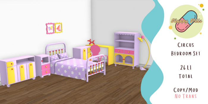 {HP} Circus Bedroom Set
