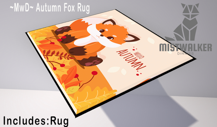~MwD~ Autumn Fox Rug (ADD ME)