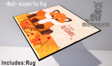 ~MwD~ Autumn Fox Rug (ADD ME)