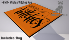 ~MwD~ Whatup Witches Rug (ADD ME)
