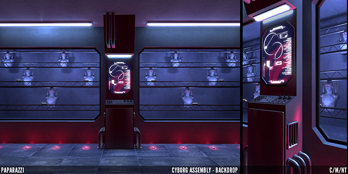 Paparazzi - BACKDROP - Cyborg Assembly 1