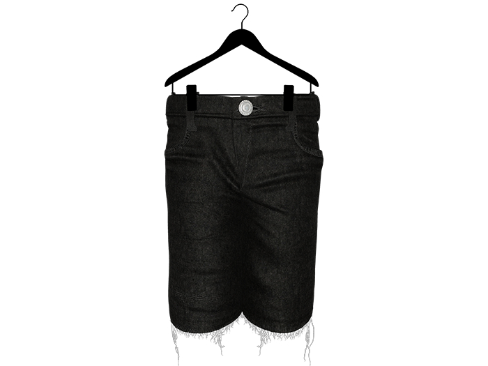 Spade: Mason Jean Shorts (Black)