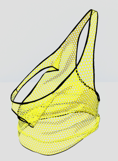 B.A.R.E Essentials Off-Shoulder Top (Yellow) - Kario FIT