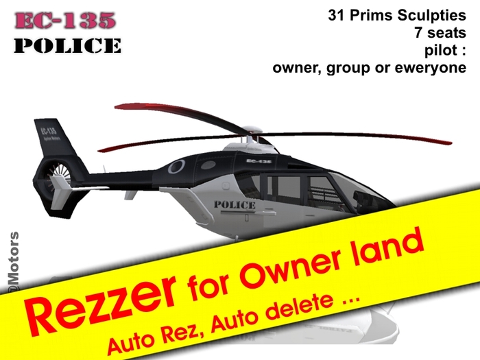 Rezzer Helicopter EC-135 POLICE  ( Inspired by Eurocopter )