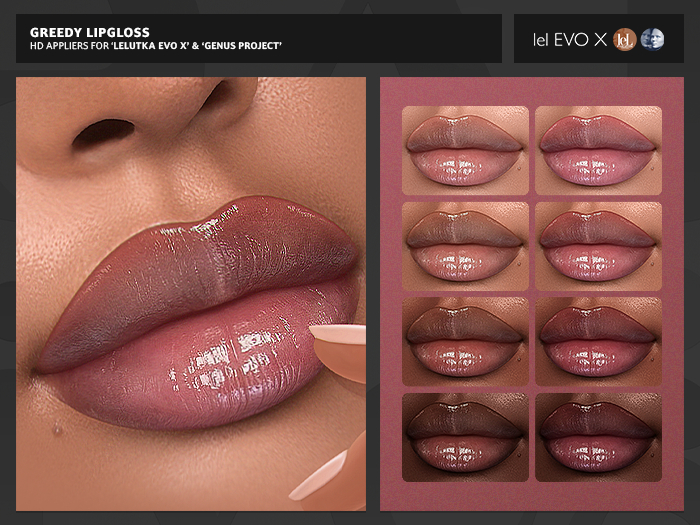 ives. greedy lipgloss - deluxe