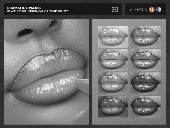 ives. dramatic lipgloss - demos