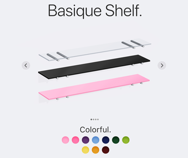 ROOM.900 Basique Wall Shelf Colorful - BOX