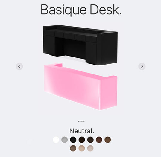 ROOM.900 Basique Desk Neutral - BOX