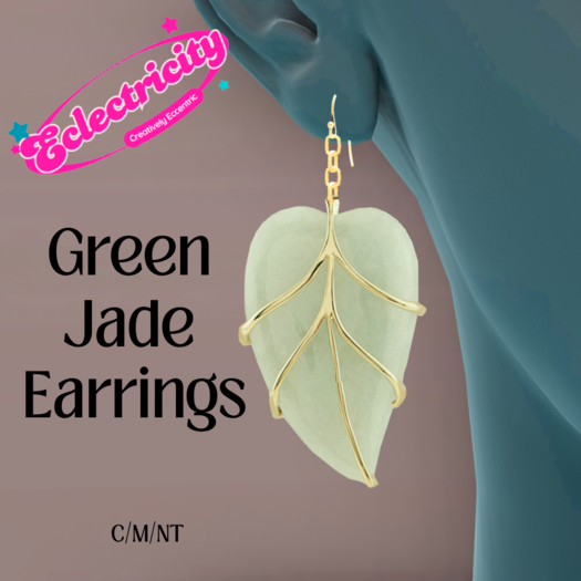 Green Jade Earrings - Add