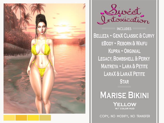 ::Sweet Intoxication:: Marise Bikini - Yellow