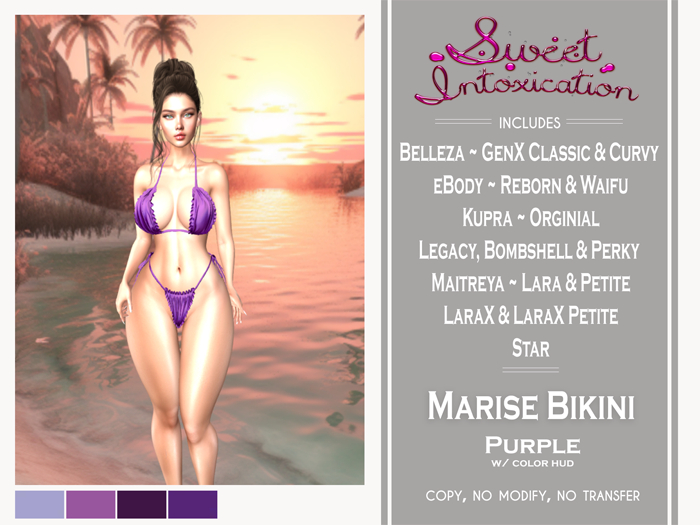 ::Sweet Intoxication:: Marise Bikini - Purple