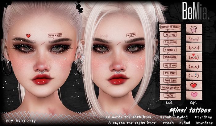 BeMia. Minsi tattoos 