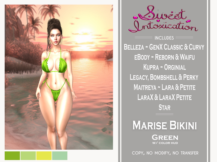 ::Sweet Intoxication:: Marise Bikini - Green