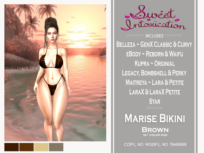 ::Sweet Intoxication:: Marise Bikini - Brown