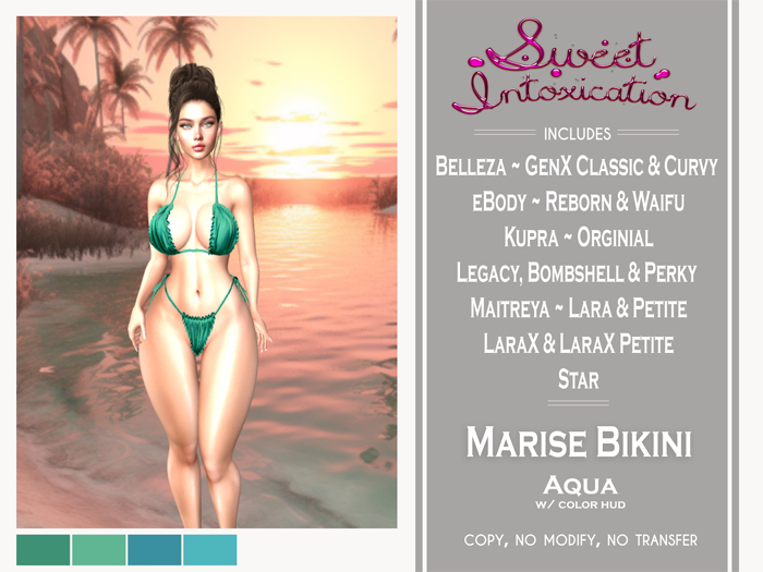 ::Sweet Intoxication:: Marise Bikini - Aqua