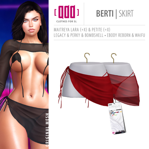 [ADD] Berti Skirt - Red